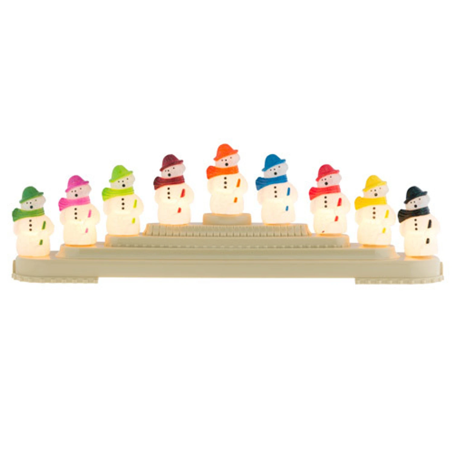 Christopher Radko Shiny Brite Holiday Splendor Snowman Bubble Light Candolier4027595 3 Christopher Radko Shiny Brite Holiday Splendor Snowman Bubble Light Candolier4027595