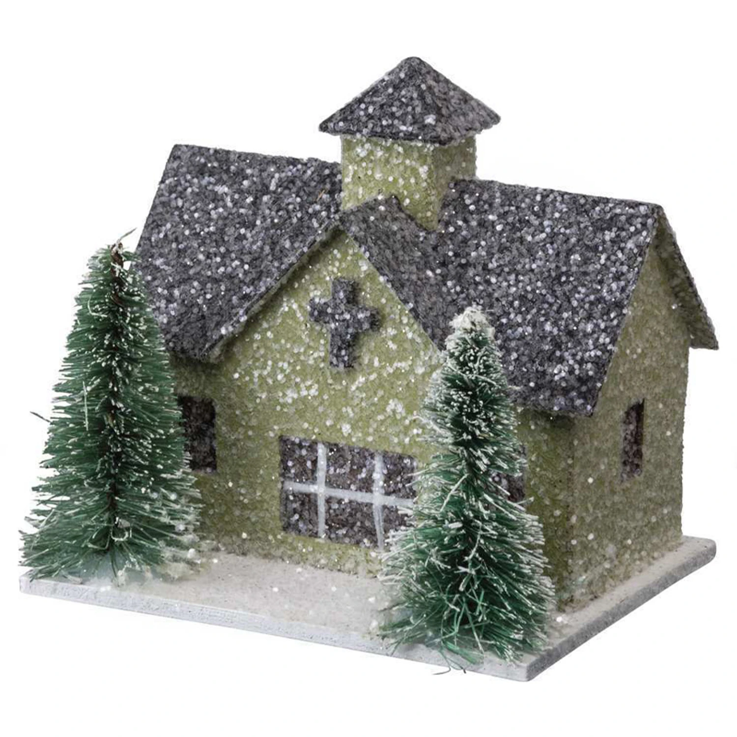 Primitives By Kathy Glittered Barn And Houses Sitter Set 104279 7 Primitives By Kathy Glittered Barn And Houses Sitter Set 104279 - Image 5