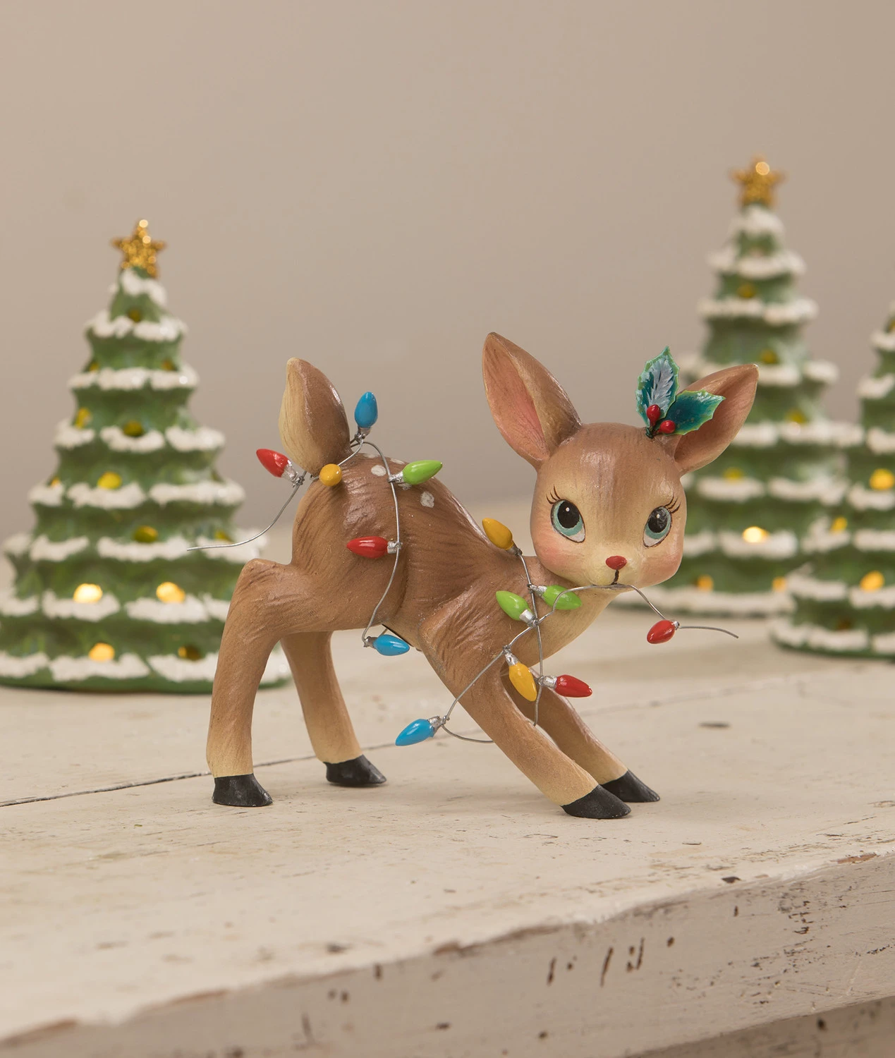 Bethany Lowe Decking The Halls Reindeer Christmas Decoration TJ1312 3 Bethany Lowe Decking The Halls Reindeer Christmas Decoration TJ1312