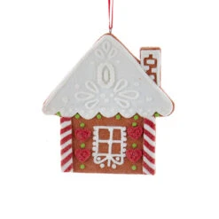 Kurt Adler 4.85" Set Of 4 Claydough Cookie Christmas Ornament D4156 -Christmas Decorations d4156b 13431.1677688116