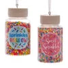Kurt Adler 3.3" Set Of 2 Cookie Sprinkles Jar Christmas Ornament D4226 2 Kurt Adler 3.3" Set Of 2 Cookie Sprinkles Jar Christmas Ornament D4226 -Christmas Decorations d4226 00648.1677690736