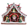 Kurt Adler 10.5" Battery Operated Lighted Santa's Workshop Gingerbread Christmas House GBJ0039 1 Kurt Adler 10.5" Battery Operated Lighted Santa's Workshop Gingerbread Christmas House GBJ0039 -Christmas Decorations gbj0039 30786.1677781984