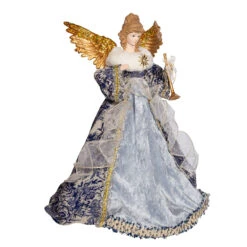 Kurt Adler 17" Indigo Blue Delft Angel Christmas Tree Topper J6099 13 Kurt Adler 17" Indigo Blue Delft Angel Christmas Tree Topper J6099 -Christmas Decorations j6099 01 06554.1653408818