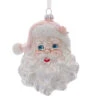 Kurt Adler 6" Glass Pink And Silver Santa Head Glass Christmas Ornament T2802 2 Kurt Adler 6" Glass Pink And Silver Santa Head Glass Christmas Ornament T2802 -Christmas Decorations t2802 51130.1678127290