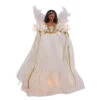 Kurt Adler 12" UL 10-Light African American Ivory And Gold Christmas Tree Topper UL2230 2 Kurt Adler 12" UL 10-Light African American Ivory And Gold Christmas Tree Topper UL2230 -Christmas Decorations ul2230 72900.1678392706
