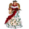 Kurt Adler 16" Pre-Lit Holiday Formal Angel Tree Topper UL2240 -Christmas Decorations ul2240 12166.1678131711